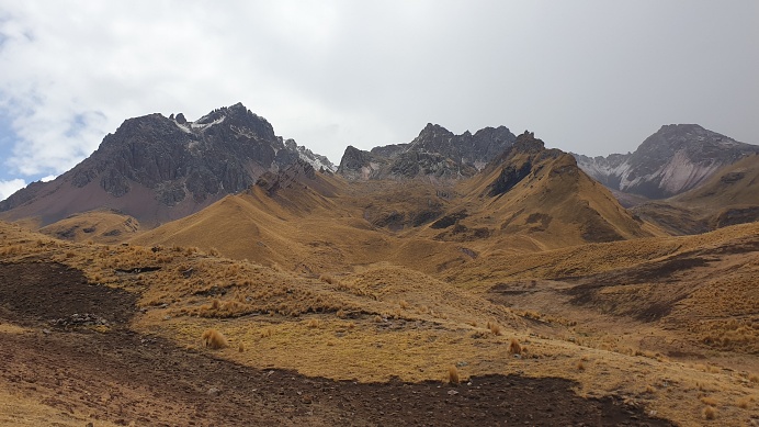 Andean mountain near Cusco in Peru