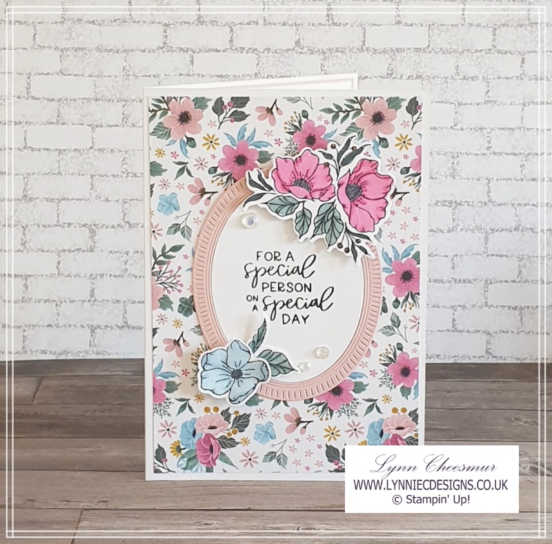 Birthday card featuring the Fitting Florets collection by Stampin' Up!