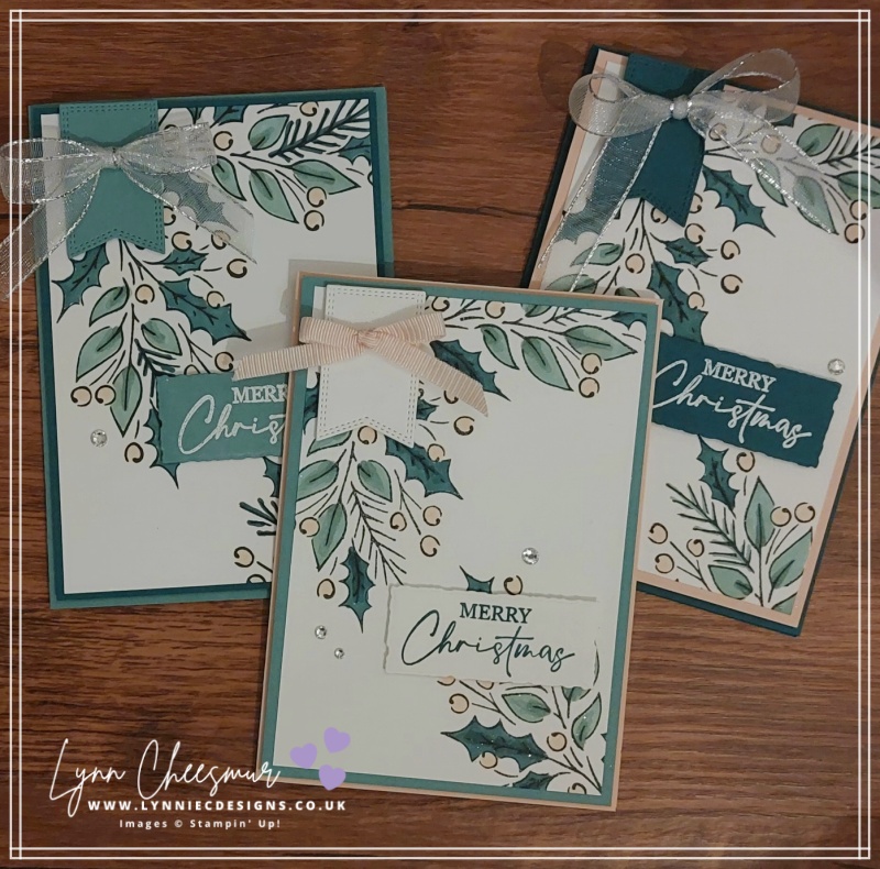 Stylist Christmas Cards featuring Christmas Classics and Joy of Noel by Stampin' Up!