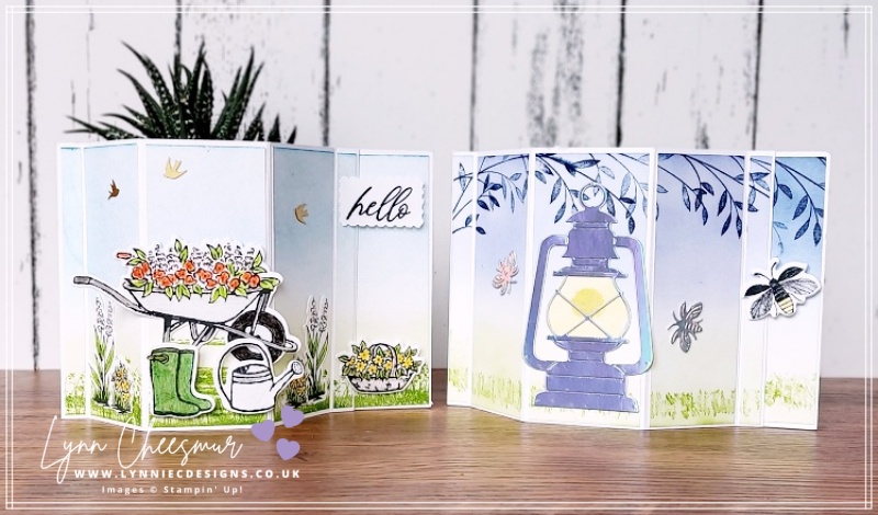 Bay Window card featuring Garden Meadow Bundle by Stampin' Up! and the swap that inspired it