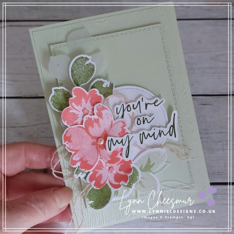 My card for this week's Global Design Project CASE the designer challenge featueres the Petals of Beauty Bundle by Stampin' Up!